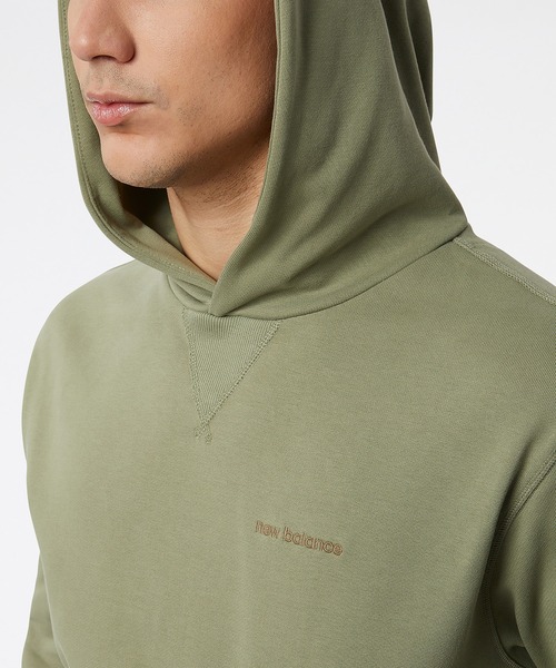 NEW BALANCE(ニューバランス)の「NB Athletics Nature State ヘビーウェイトスウェットプルオーバーフーディー(パーカー・メンズ・ネイビー/オフホワイト/オリーブ・SMALL/MEDIUM/LARGE/X-LARGE/XX-LARGE)」の9枚目の写真
