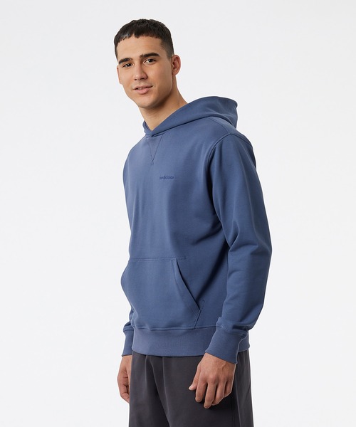 NEW BALANCE(ニューバランス)の「NB Athletics Nature State ヘビーウェイトスウェットプルオーバーフーディー(パーカー・メンズ・ネイビー/オフホワイト/オリーブ・SMALL/MEDIUM/LARGE/X-LARGE/XX-LARGE)」の10枚目の写真