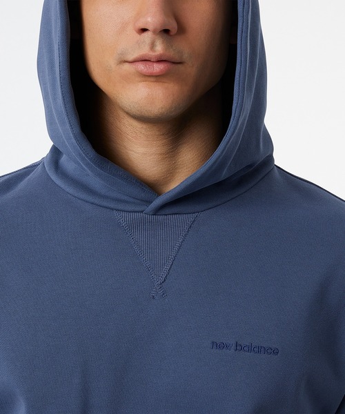 NEW BALANCE(ニューバランス)の「NB Athletics Nature State ヘビーウェイトスウェットプルオーバーフーディー(パーカー・メンズ・ネイビー/オフホワイト/オリーブ・SMALL/MEDIUM/LARGE/X-LARGE/XX-LARGE)」の12枚目の写真