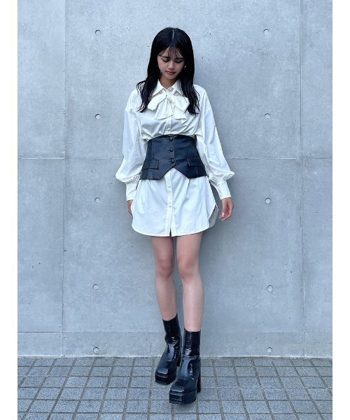 ENVYM（アンビー）の「コルセットベルト（ベルト・レディース・ブラック・FREE）」の3枚目の写真