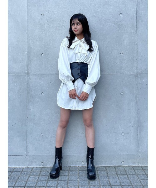 ENVYM（アンビー）の「コルセットベルト（ベルト・レディース・ブラック・FREE）」の9枚目の写真