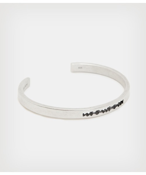 Maison Margiela　シルバー エングレーブ カフブレスレット MM6 Maison Margiela エングレーブ カフブレスレット | シルバー