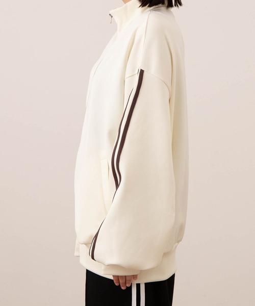 WEGO(ウィゴー)の「WEGO/トラックジャケット(ブルゾン・レディース・サックスブルー/ホワイト・FREE)」の13枚目の写真