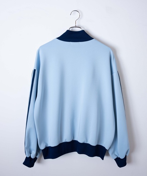 WEGO(ウィゴー)の「WEGO/トラックジャケット(ブルゾン・レディース・サックスブルー/ホワイト・FREE)」の21枚目の写真