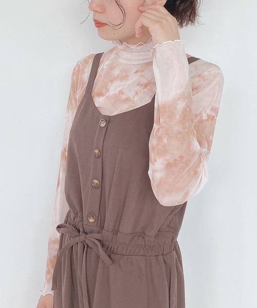 AS KNOW AS plus（アズノゥアズプラス）の「♪ストレッチハイネック（Tシャツ/カットソー・レディース・オフホワイト/ブラック×ホワイト/ブラック系その他/ベージュ系その他/ブラック/グレー系その他/ブラック系その他2/ホワイト系その他2/グレー系その他2/ホワイト系その他3/グレー系その他3・FREE）」の11枚目の写真