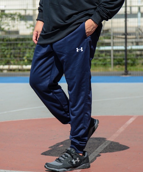 UNDER ARMOUR(アンダーアーマー)の「【別注サイズ】 トレーニング スウェット ジョガーパンツ(スウェットパンツ・メンズ・ネイビー/ブラック・4XL/5XL/3XL/6XL)」の1枚目の写真