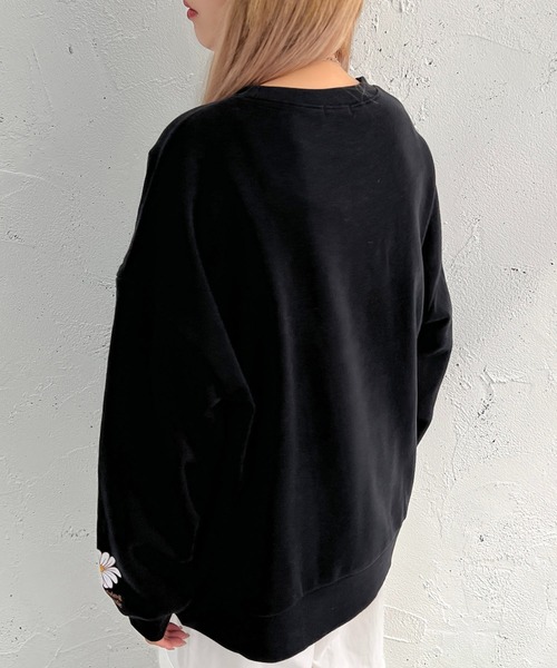 apres jour mignon(アプレジュールミニョン)の「へビーウェイトスウェット【ZOZOTOWN限定アイテム】(スウェット・レディース・アイボリー/ネイビー/ベージュ系その他2/ダークグリーン/オフホワイト/ナチュラル/ブラック系その他/ベージュ系その他/ブラック・フリー/X-LARGE)」の18枚目の写真