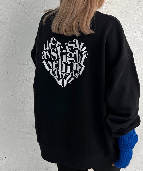 apres jour mignon(アプレジュールミニョン)の「へビーウェイトスウェット【ZOZOTOWN限定アイテム】(スウェット・レディース・アイボリー/ネイビー/ベージュ系その他2/ダークグリーン/オフホワイト/ナチュラル/ブラック系その他/ベージュ系その他/ブラック・フリー/X-LARGE)」の13枚目の写真