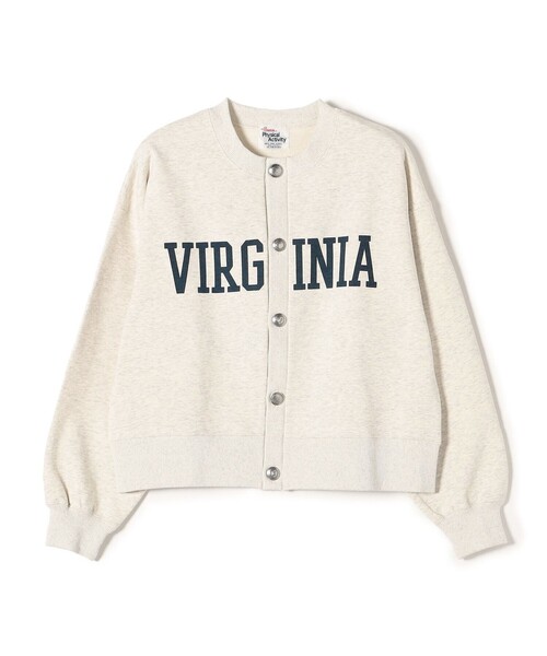 +81BRANCA(ハチイチブランカ)の「81BRANCA:カレッジ スウェット カーディガン◇(カーディガン/ボレロ・レディース・ダークグレー/ライトグレー・ONE SIZE)」の19枚目の写真