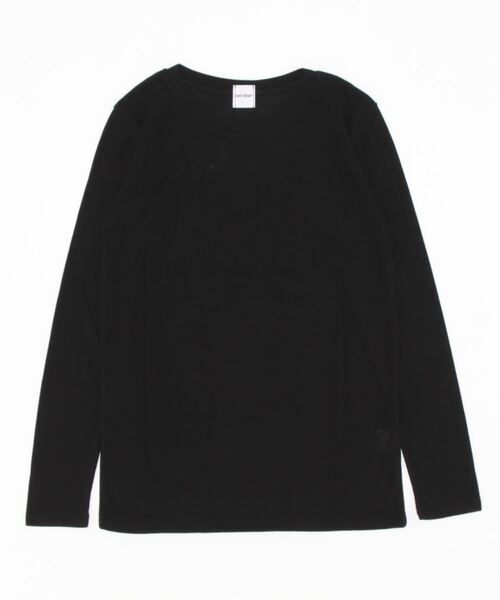 Isn't She?(イズントシー)の「ベーシッククルーネックTシャツ(Tシャツ/カットソー・レディース・ブラック系/ベージュ/ホワイト・FREE)」の1枚目の写真