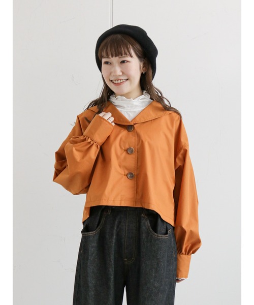 ehka sopo(エヘカソポ)の「シアーチェックハイネックカットソー(Tシャツ/カットソー・レディース・オフホワイト/カーキ/ベージュ・フリ-)」の12枚目の写真