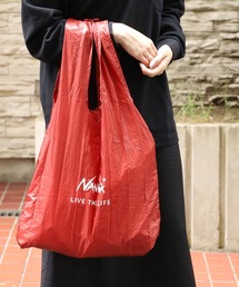 NANGA/ナンガ POKETABLE ECO BAG(LIVE THE LIFE) リップストップナイロン エコバッグ 秋 秋服 2026年秋冬