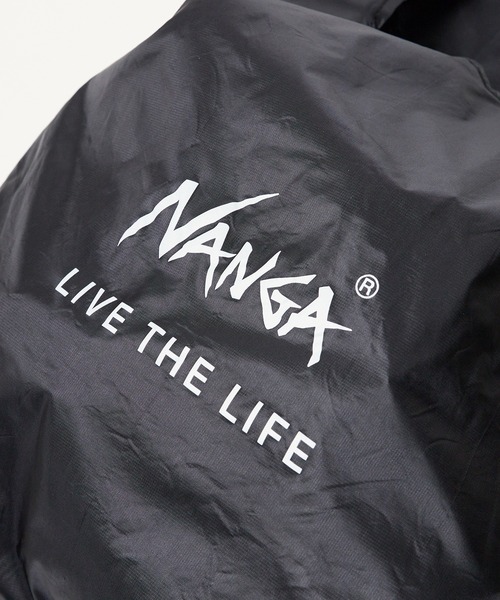 NANGA（ナンガ）の「NANGA/ナンガ POKETABLE ECO BAG(LIVE THE LIFE) リップストップナイロン エコバッグ 2026年春夏（エコバッグ/サブバッグ・メンズ・アッシュブラウン/ブラック/パープル/ネイビー/レッド/ライトブラウン/ライム/グレー/ライトパープル/ライトオリーブ/ブルー・FREE）」の15枚目の写真
