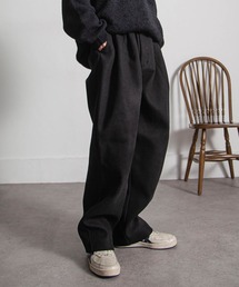 NILWAY | 1タックウールライクワイドストレートパンツ(その他パンツ)