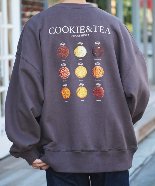 MERCH スウェット チョコレートクッキードーナツ/ライトグレー