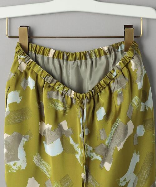 BEAUTY&YOUTH UNITED ARROWS（ビューティーアンドユースユナイテッドアローズ）の「ブラッシュ ドローペイント パンツ -ウォッシャブル-（その他パンツ・レディース・イエロー/ブラック・M/S）」の4枚目の写真