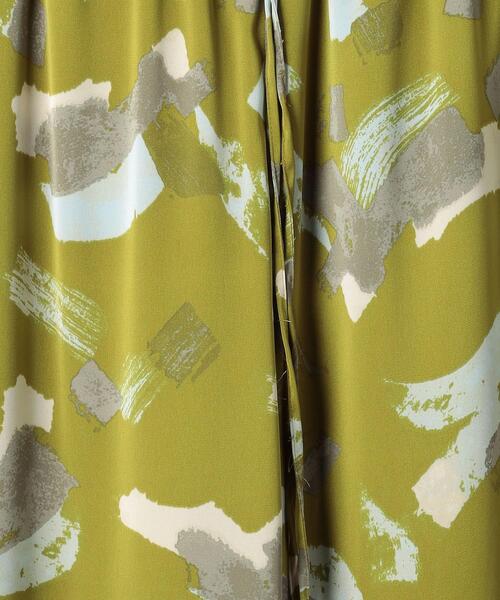 BEAUTY&YOUTH UNITED ARROWS（ビューティーアンドユースユナイテッドアローズ）の「ブラッシュ ドローペイント パンツ -ウォッシャブル-（その他パンツ・レディース・イエロー/ブラック・M/S）」の8枚目の写真