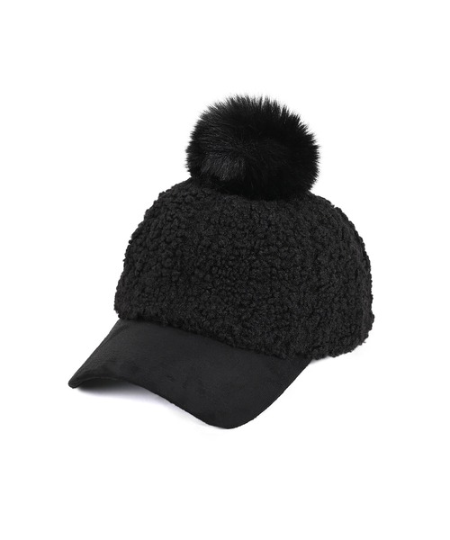 Narcissus（ナルシス）の「【Narcissus】ポンポンキャップ（キャップ・レディース・ベージュ/ブラック・FREE）」の12枚目の写真