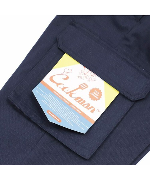 COOKMAN(クックマン)の「COOKMAN CHEF CARGO PANTS「RIPSTOP」/ NAVY(カーゴパンツ・メンズ・ネイビー・S)」の6枚目の写真