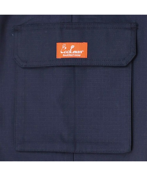COOKMAN(クックマン)の「COOKMAN CHEF CARGO PANTS「RIPSTOP」/ NAVY(カーゴパンツ・メンズ・ネイビー・S)」の5枚目の写真