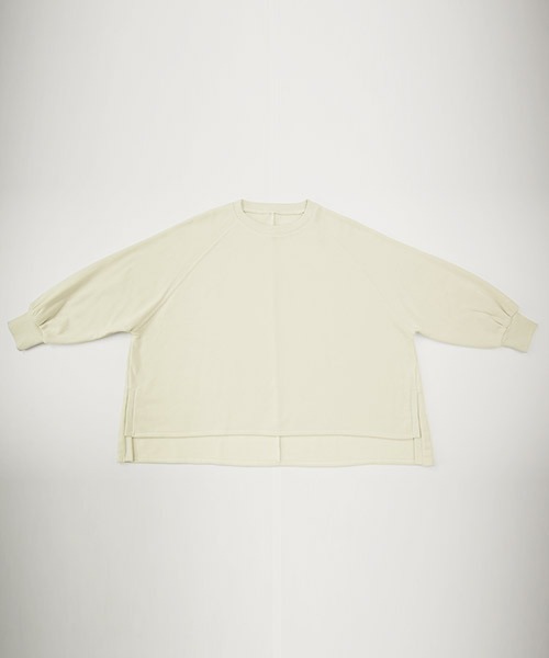 and it_（アンドイット）の「ボリュームスリーブゆる裏起毛プルオーバー（スウェット・レディース・パープル/アイボリー/ピンク/ブラック/モカ・M）」の10枚目の写真