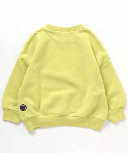 BREEZE by yumi.（ブリーズバイユミ）の「WEB限定 裏起毛バリエーショントレーナー【BREEZE by yumi】（スウェット・キッズ・チャコール/ライム/アイボリー/ブルー/キャメル・100/80/140/130/120/110/90）」の15枚目の写真