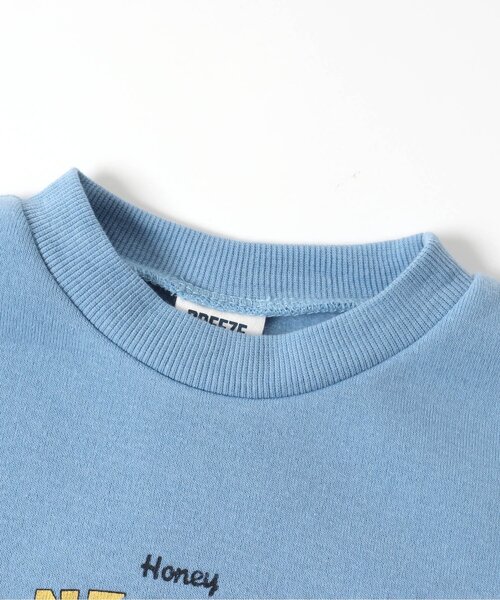 BREEZE by yumi.（ブリーズバイユミ）の「WEB限定 裏起毛バリエーショントレーナー【BREEZE by yumi】（スウェット・キッズ・チャコール/ライム/アイボリー/ブルー/キャメル・100/80/140/130/120/110/90）」の22枚目の写真