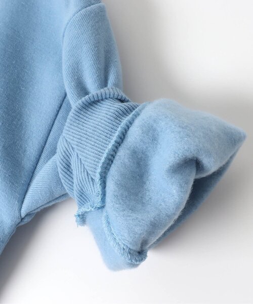 BREEZE by yumi.（ブリーズバイユミ）の「WEB限定 裏起毛バリエーショントレーナー【BREEZE by yumi】（スウェット・キッズ・チャコール/ライム/アイボリー/ブルー/キャメル・100/80/140/130/120/110/90）」の13枚目の写真