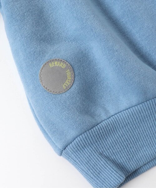 BREEZE by yumi.（ブリーズバイユミ）の「WEB限定 裏起毛バリエーショントレーナー【BREEZE by yumi】（スウェット・キッズ・チャコール/ライム/アイボリー/ブルー/キャメル・100/80/140/130/120/110/90）」の20枚目の写真