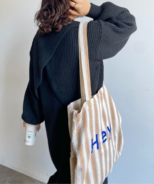 CPCM（シーピーシーエム）の「もちもちニットセットワンピース（ワンピース・レディース・サックスブルー/カーキ/ブラック/アイボリー・FREE）」の14枚目の写真