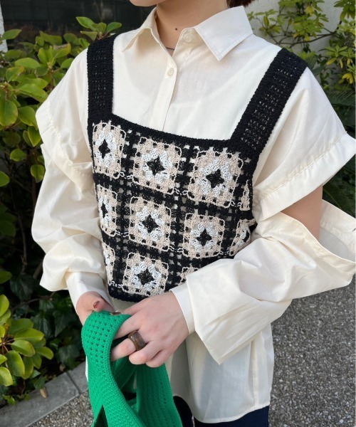 nemne store(ネンネストア)の「【低身長用サイズあり】2way袖開きアソートストライプシャツ(シャツ/ブラウス・レディース・ブルー/アイボリー/ピンク・SMALL/MEDIUM)」の4枚目の写真