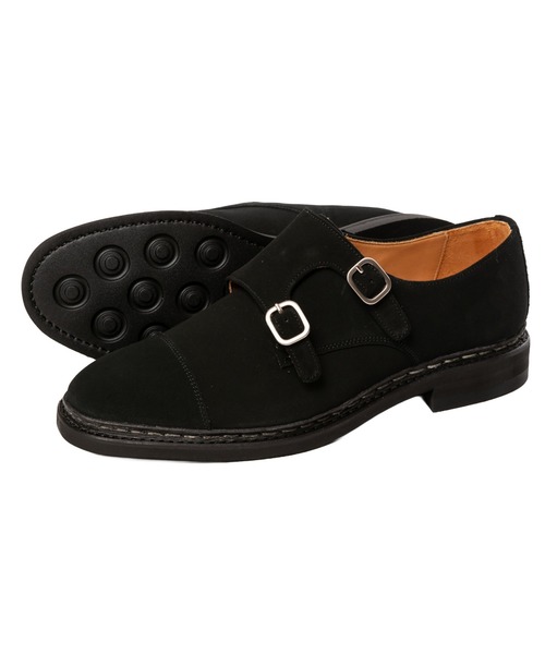 Berwick1707（バーウィック）の「Berwick バーウィック ダブルモンク 5245 ヴィブラム ソール（ドレスシューズ・メンズ・ブラック/ブラウン・6/5.5/6.5/7.5/7/5/8）」の3枚目の写真