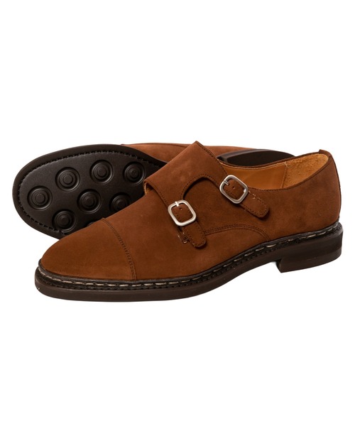 Berwick1707（バーウィック）の「Berwick バーウィック ダブルモンク 5245 ヴィブラム ソール（ドレスシューズ・メンズ・ブラック/ブラウン・6/5.5/6.5/7.5/7/5/8）」の6枚目の写真