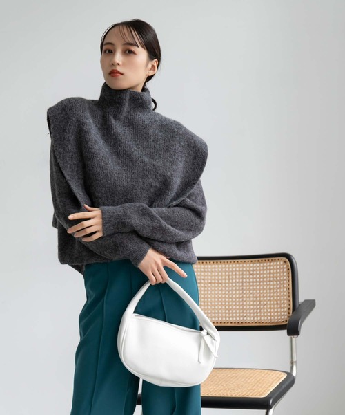 fifth（フィフス）の「▲ワンハンドルバッグ（ハンドバッグ・レディース・ホワイト/ブラック・FREE）」の10枚目の写真