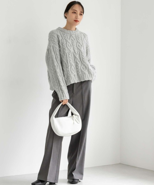 fifth（フィフス）の「▲ワンハンドルバッグ（ハンドバッグ・レディース・ホワイト/ブラック・FREE）」の8枚目の写真