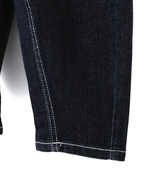 MAKE YOUR DAY(メイクユアデイ)の「テーパードデニムパンツ■80~140cm(デニムパンツ・キッズ・その他/ネイビー/ブルー・110/90/80/120/100/140/130)」の19枚目の写真