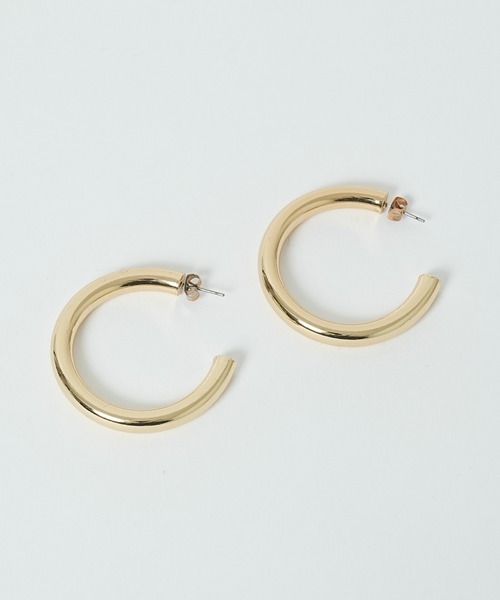 COLONY 2139(コロニートゥーワンスリーナイン)の「パイプフープピアス(ピアス(両耳用)・レディース・ゴールド/シルバー・FREE)」の10枚目の写真