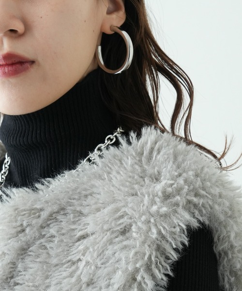 COLONY 2139(コロニートゥーワンスリーナイン)の「パイプフープピアス(ピアス(両耳用)・レディース・ゴールド/シルバー・FREE)」の12枚目の写真