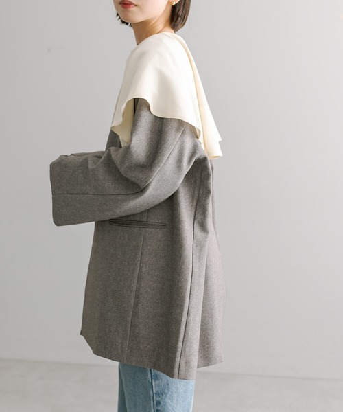 mystic（ミスティック）の「ラッフルカラーシャツ（シャツ/ブラウス・レディース・アイボリー/ブラック/ブルー・FREE）」の19枚目の写真