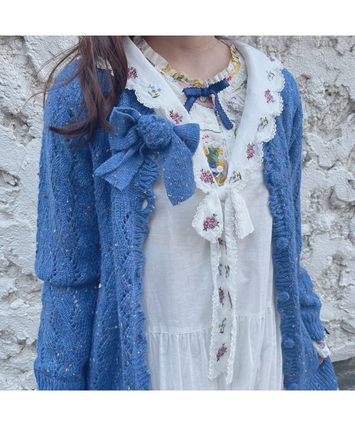 小花刺繍使いタブリエ