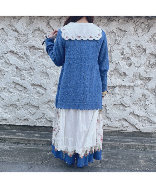 PINK HOUSE（ピンクハウス）の「小花刺繍使いタブリエ（その他トップス