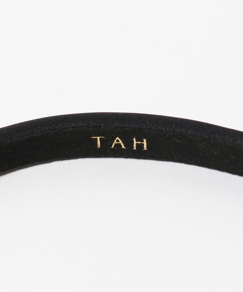 ucalypt（ユーカリプト）の「ucalypt/ユーカリプト×TAH/タア  NARROW HEADBAND カチューシャ コラボ（カチューシャ・レディース・ベージュ/ブラック・FREE）」の6枚目の写真