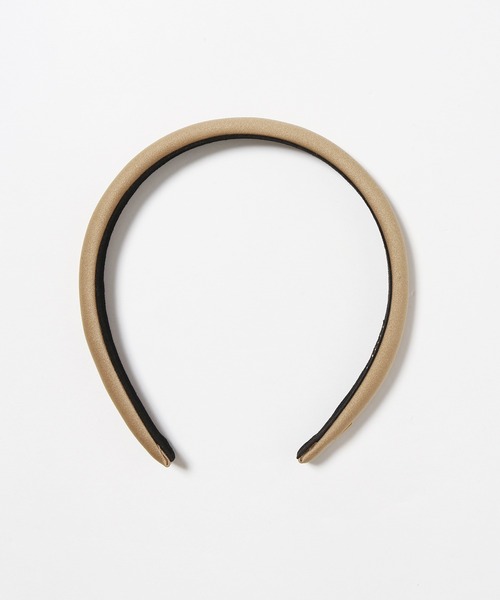 ucalypt（ユーカリプト）の「ucalypt/ユーカリプト×TAH/タア  NARROW HEADBAND カチューシャ コラボ（カチューシャ・レディース・ベージュ/ブラック・FREE）」の15枚目の写真