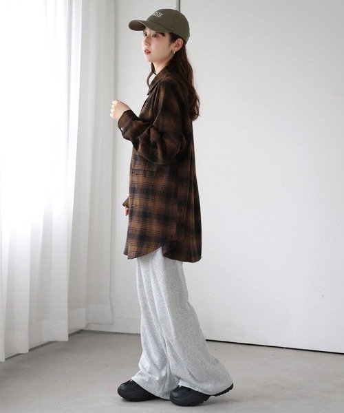 tiptop(ティップトップ)の「【ZOZO限定アイテム】デニム×チェックBIGシャツジャケット(シャツ/ブラウス・レディース・ネイビー/サックスブルー/ブラック/ブラウン系その他/ブラック系その他/ホワイト系その他/ブルー系その他/ブルー系その他2/ブラウン系その他2・FREE)」の16枚目の写真