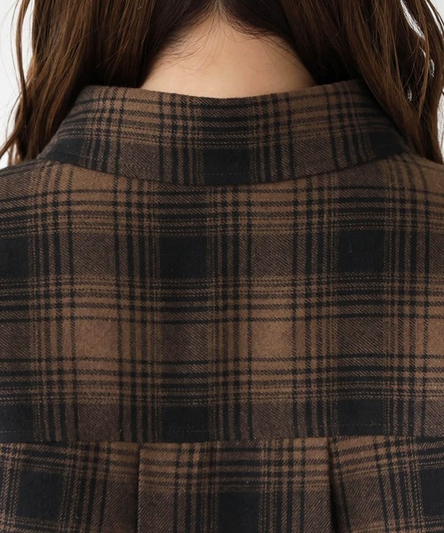 tiptop(ティップトップ)の「【ZOZO限定アイテム】デニム×チェックBIGシャツジャケット(シャツ/ブラウス・レディース・ネイビー/サックスブルー/ブラック/ブラウン系その他/ブラック系その他/ホワイト系その他/ブルー系その他/ブルー系その他2/ブラウン系その他2・FREE)」の20枚目の写真