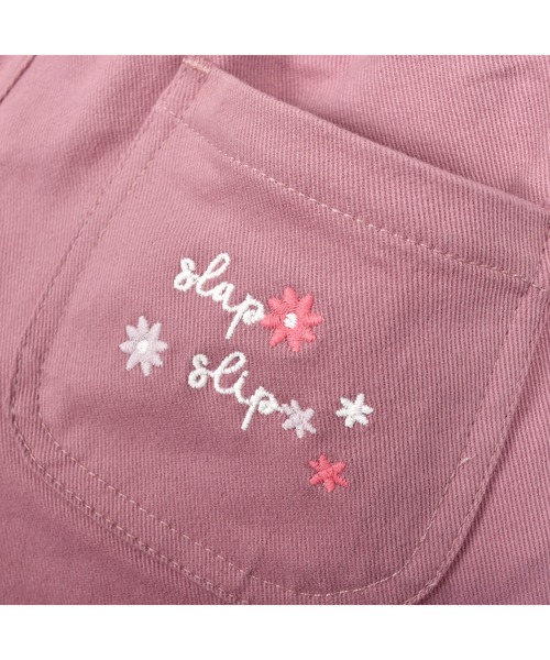 SLAP SLIP(スラップスリップ)の「SLAPSLIP/タブハート飾りツイルデニムスカパン(90~130cm)(その他パンツ・キッズ・ピンク/ブルー・100/130/110/90/120)」の13枚目の写真