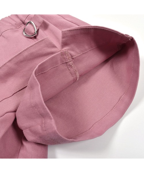 SLAP SLIP(スラップスリップ)の「SLAPSLIP/タブハート飾りツイルデニムスカパン(90~130cm)(その他パンツ・キッズ・ピンク/ブルー・100/130/110/90/120)」の9枚目の写真