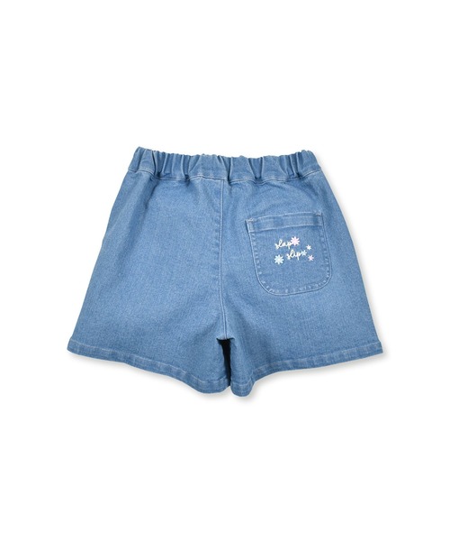 SLAP SLIP(スラップスリップ)の「SLAPSLIP/タブハート飾りツイルデニムスカパン(90~130cm)(その他パンツ・キッズ・ピンク/ブルー・100/130/110/90/120)」の11枚目の写真