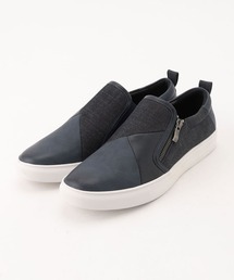 NICOLE CLUB FOR MEN | パネル切り替えスリッポンスニーカー(スニーカー)