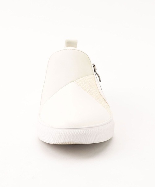 NICOLE CLUB FOR MEN（ニコルクラブフォーメン）の「パネル切り替えスリッポンスニーカー（スニーカー・メンズ・ネイビー/ブラック/オフホワイト/グレー・25.5cm/26.5cm/27.5cm）」の15枚目の写真